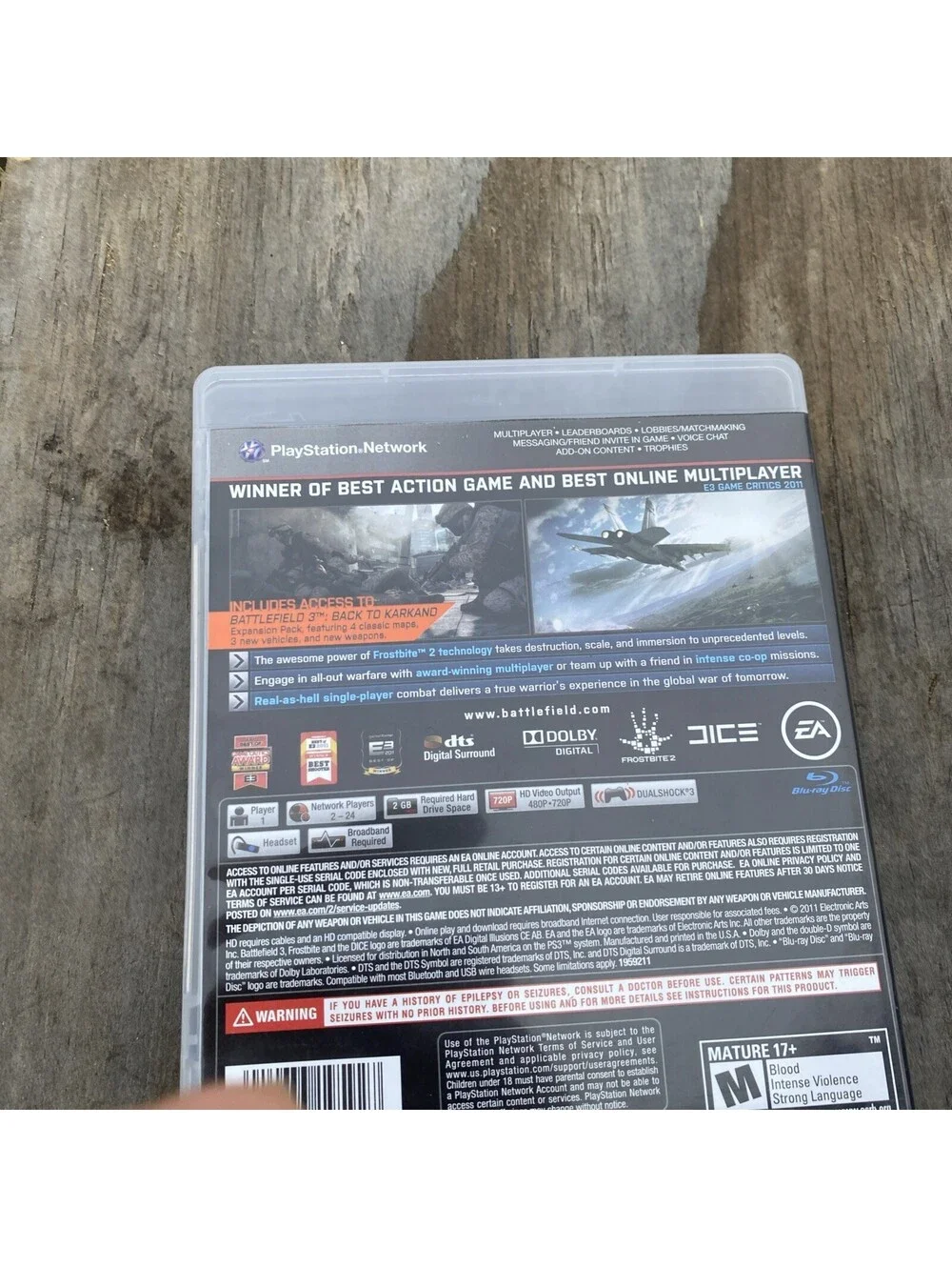 Battlefield 3 Premium Edition (PlayStation 3, 2011) PS3  Excellent Fast Shipping